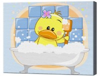 Tablou pe numere Art Gallery Premium Rățușcă în cadă CX4867