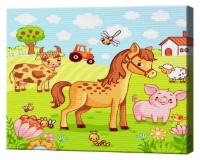 Tablou pe numere Art Gallery Premium Fermă vara CX4891