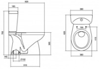 Vas WC Santek Animo (1WH302133) imaginea #4 — magazin online Desire.md