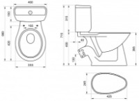 Vas WC Santek Briz (1WH302138) imaginea #5 — magazin online Desire.md