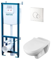 Rezervor WC îngropat cu cadru Santek PEC Boreal WC (1WH501544)