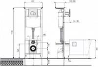Rezervor WC îngropat cu cadru Santek PEC Boreal WC (1WH501544) imaginea #5 — magazin online Desire.md