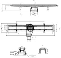 Трап для душа Waterway Stream WSB700001N1 фото №2 — интернет-магазин Desire.md