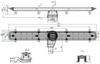 Rigolă de duș Waterway Stripe WSL700001 imaginea #5 — magazin online Desire.md