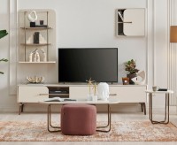 Raft de perete Dogtas Nicole TV 3200394898 Cream/Bronze imaginea #2 — magazin online Desire.md