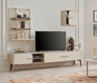 Raft de perete Dogtas Nicole TV 3200395015 Cream/Bronze imaginea #2 — magazin online Desire.md