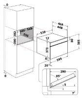Cuptor cu microunde incorporabil Whirlpool WMD54MX imaginea #4 — magazin online Desire.md