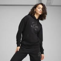 Hanorac damă Puma Ess Script Hoodie Tr Puma Black, s.XL imaginea #2 — magazin online Desire.md