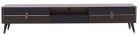 Тумба под ТВ Dogtas Diamond TV 3200363998 Walnut/Graphite/Black фото №1 — интернет-магазин Desire.md