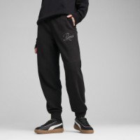 Женские спортивные штаны Puma Ess Script Sweatpants Tr Cl Puma Black, s.S фото №2 — интернет-магазин Desire.md