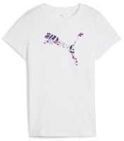 Tricou de dame Puma Graphics Floral Logo Puma White, s.L imaginea #1 — magazin online Desire.md