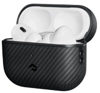 Husă pentru căști Pitaka AirPods Pro/Pro 2 Case Black/Grey Twill imaginea #4 — magazin online Desire.md