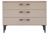 Comodă Dogtas Nova 3200389503 Walnut/Cappuccino/Black