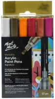 Маркеры Mont Marte Metallic MPN0168 12pcs фото №1 — интернет-магазин Desire.md