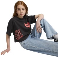 Tricou pentru copii Puma Ess Graphic Short Length Tee Iiii G Puma Black, s.140 imaginea #3 — magazin online Desire.md