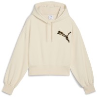 Женская толстовка Puma Wardrobe Ess Leo Luxe Graphic Hoodie Alpine Snow, s.M фото №1 — интернет-магазин Desire.md