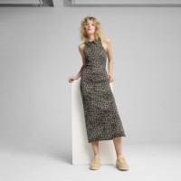 Rochie dame Puma Wardrobe Ess Leo Luxe Slim Aop Dress Puma Black, s.XS imaginea #2 — magazin online Desire.md