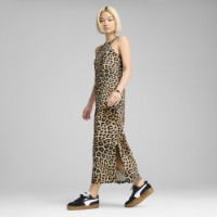 Rochie dame Puma Wardrobe Ess Leo Luxe Slim Aop Dress Alpine Snow, s.M imaginea #2 — magazin online Desire.md