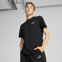 Мужская футболка Puma Ess 2 Color Small No. 1 Logo Tee Puma Black/Spring Fern, s.M фото №2 — интернет-магазин Desire.md