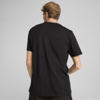 Мужская футболка Puma Ess 2 Color Small No. 1 Logo Tee Puma Black/Spring Fern, s.XXL фото №3 — интернет-магазин Desire.md