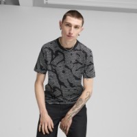 Мужская футболка Puma Ess Logo Lab Aop Tee Puma Black, s.M фото №2 — интернет-магазин Desire.md