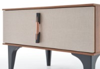 Noptieră Dogtas Nova 3200389504 Walnut/Cappuccino/Black imaginea #5 — magazin online Desire.md