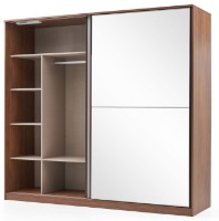 Dulap cu uşi glisante Dogtas Nova 3200389560 Walnut/Cappuccino imaginea #2 — magazin online Desire.md