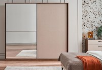 Dulap cu uşi glisante Dogtas Nova 3200389560 Walnut/Cappuccino imaginea #5 — magazin online Desire.md