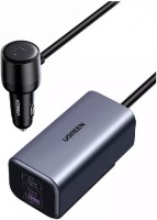 Автомобильная зарядка Ugreen 2xType-C + USB-A Aluminum 150W Grey (35571) фото №1 — интернет-магазин Desire.md