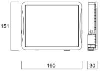 Proiector Sylvania START Flood Flat IP65 45W 4650LM 830 White imaginea #4 — magazin online Desire.md