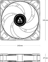 Вентилятор для корпуса Arctic P14 Max White (ACFAN00304A) фото №2 — интернет-магазин Desire.md