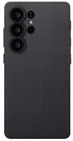 Husa de protecție Pitaka PIN Button for Galaxy S25 Ultra Black/Grey
