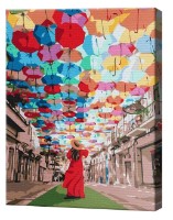 Картина по номерам Brushme Аллея зонтиков BS33345 фото №1 — интернет-магазин Desire.md