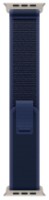 Ремешок Apple Watch 49mm Blue Trail Loop S/M Natural Titanium Finish