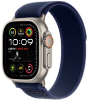 Ремешок Apple Watch 49mm Blue Trail Loop S/M Natural Titanium Finish фото №2 — интернет-магазин Desire.md