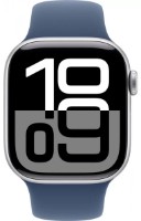 Смарт-часы Apple Watch Series 10 GPS 46mm Silver Aluminium Case with Denim Sport Band S/M (MWWL3) фото №1 — интернет-магазин Desire.md