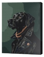 Tablou pe numere Brushme Gentilom în palton BS53932 imaginea #1 — magazin online Desire.md