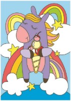 Tablou pe numere Lori Unicornul curcubeu (Ркн-053) imaginea #1 — magazin online Desire.md