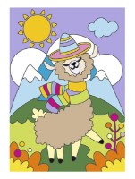 Tablou pe numere Lori Alpacă minunată (Ркн-060)