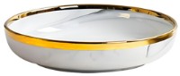 Farfurie adâncă Nova Ceramics 22.5cm Gold Rim imaginea #2 — magazin online Desire.md