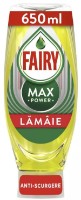 Detergent de vase Fairy Max Power Lemon 650ml imaginea #1 — magazin online Desire.md