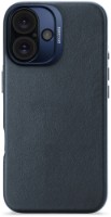 Husa de protecție Decoded Leather iPhone 16 Navy (D25IPO16BC1NY)