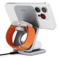 Încărcător Epico Mag + Foldable Wireless Charger Space Grey imaginea #2 — magazin online Desire.md