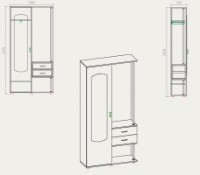 Antreu Компанит Надежда Комплект Atelie Deschis imaginea #2 — magazin online Desire.md