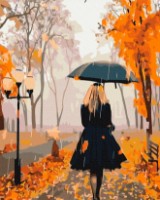 Картина по номерам Brushme Незнакомец осенью (BS51409FC) фото №1 — интернет-магазин Desire.md