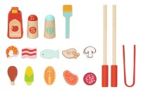 Seturi de veselă pentru păpuși Tooky Toy Grill Play Set (TJ454) imaginea #4 — magazin online Desire.md