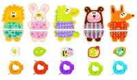 Развивающий набор Tooky Toy Lacing Animals 5in1 (TL417) фото №5 — интернет-магазин Desire.md