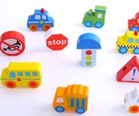 Joc educativ Tooky Toy Lacing Transportation Vehicles (TKB512-B) imaginea #3 — magazin online Desire.md