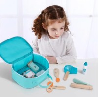 Trusa de coafura pentru copii Tooky Toy Little Hairdresser Play Set (TK318) imaginea #3 — magazin online Desire.md