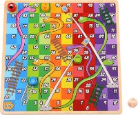 Настольная игра Tooky Toy Ludo Snakes and Ladders (TY848) фото №4 — интернет-магазин Desire.md